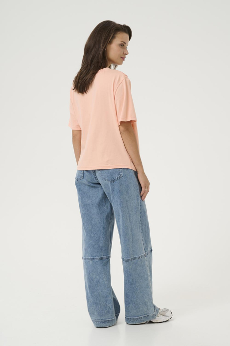 Kaffe roze dames t-shirt