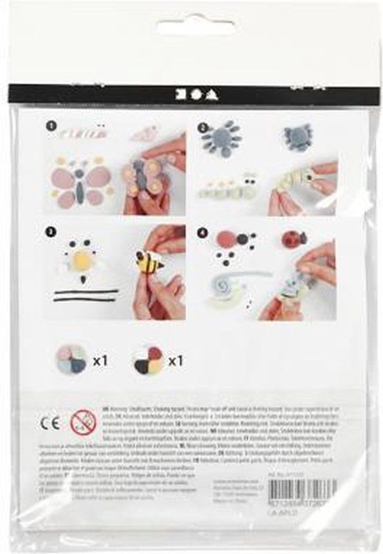Creativ Company - Mini Creative Kit - Materialenset - Insecten - Silk Clay - Inclusief Inspiratie