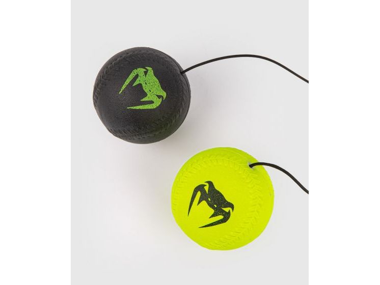 Venum Reflex Ball, 2 Gummibälle Trainingszubehör für Profiboxer und Athleten