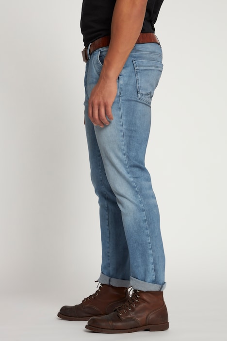 Chino-Jeans, Used-Look, Straight Fit, Bis Gr. 70