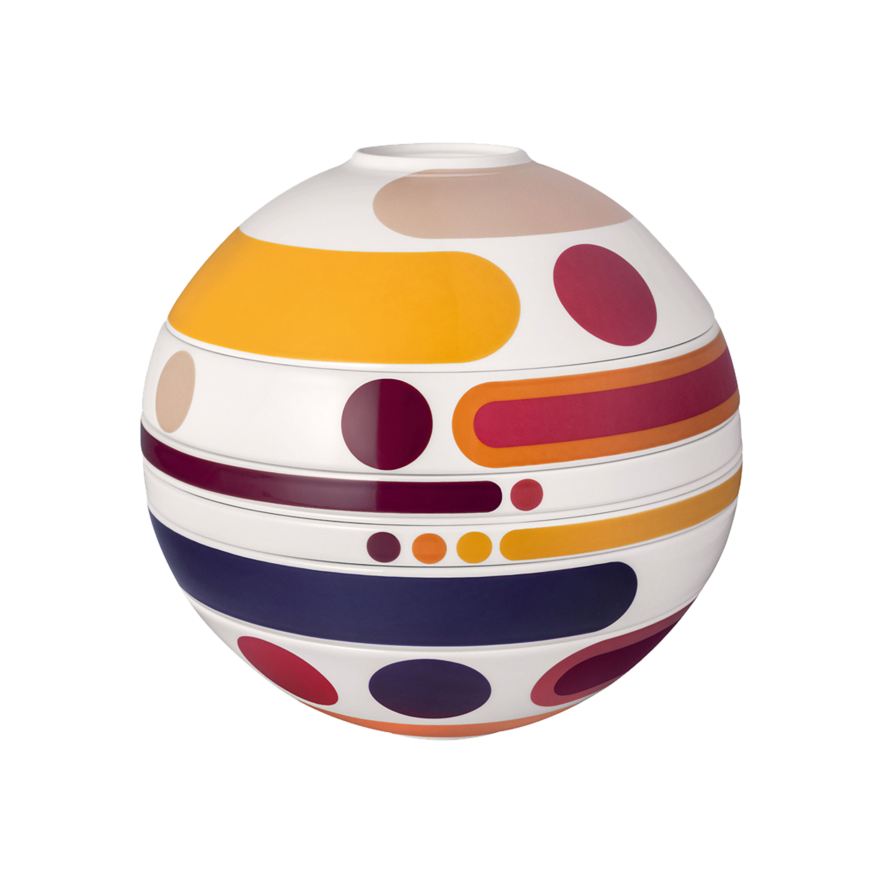 La Boule Dinnerware set Multi-colored, Premium Porcelain
