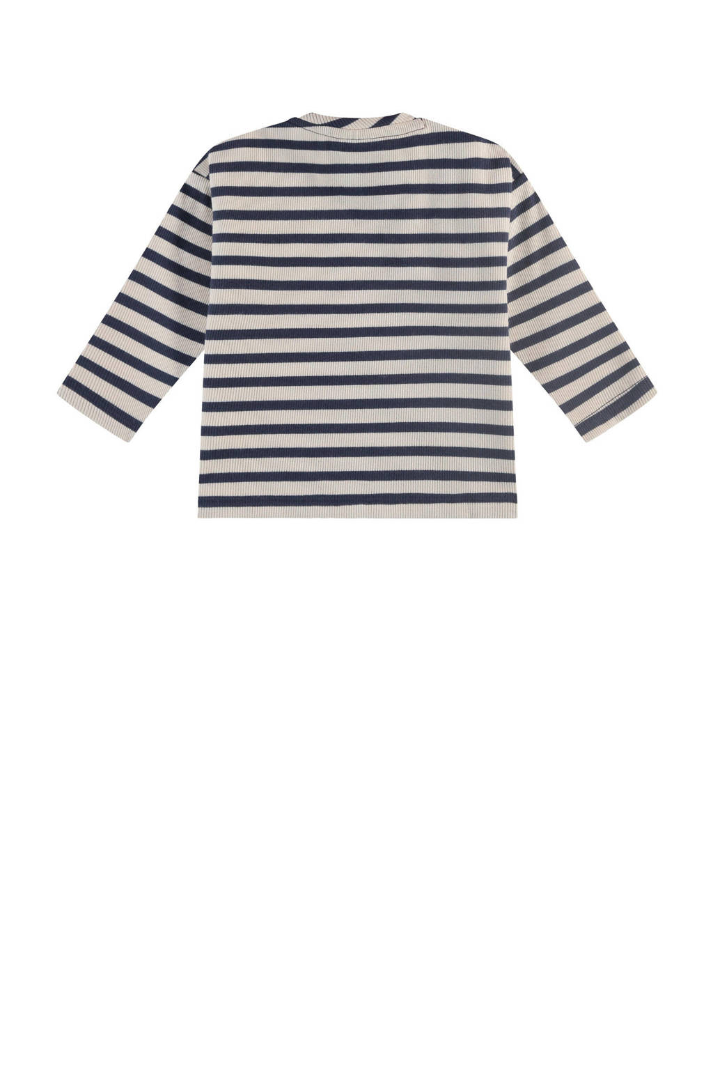 Babyface baby gestreepte longsleeve blauw/wit