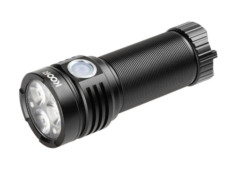 KOOR LED-Taschenlampe Power 3500 Leistungsstarke, handliche und robuste Taschenlampe