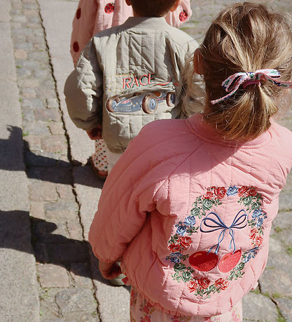 Konges Sløjd Bomberjacke - Juno - Strawberry Ice m. Print
