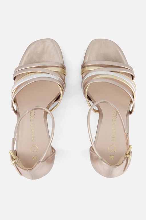 Marco Tozzi Sandalen roze metallic Synthetisch