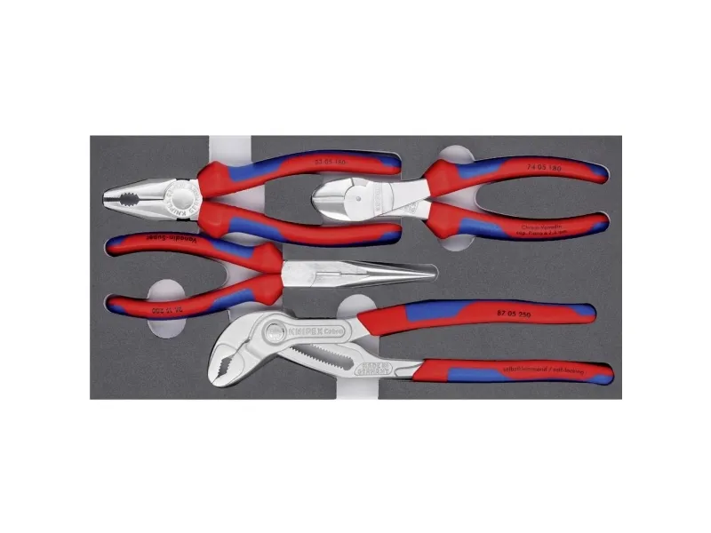 KNIPEX - Tangsæt - 4 stykker - i bakke