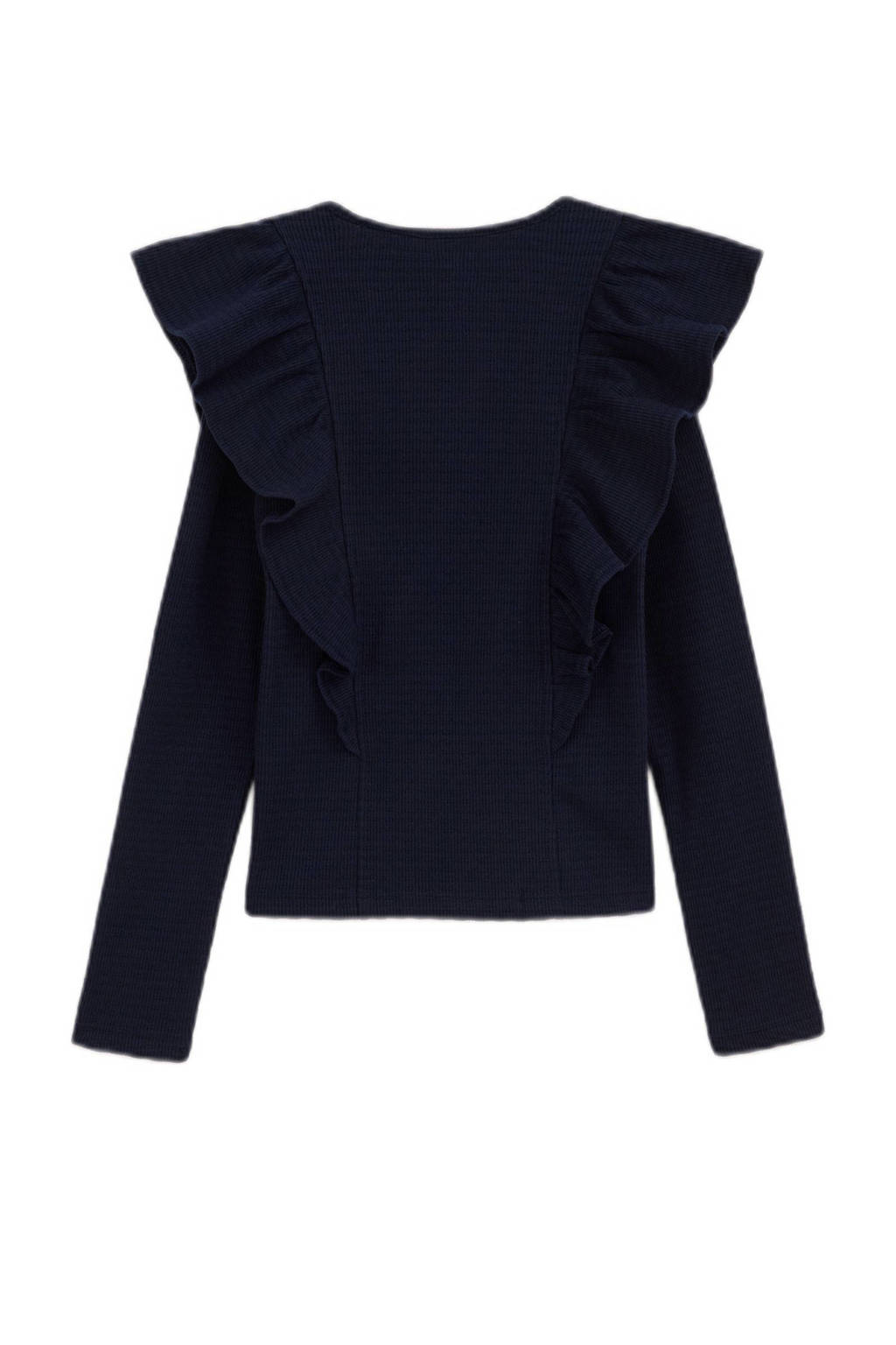 WE Fashion longsleeve donkerblauw