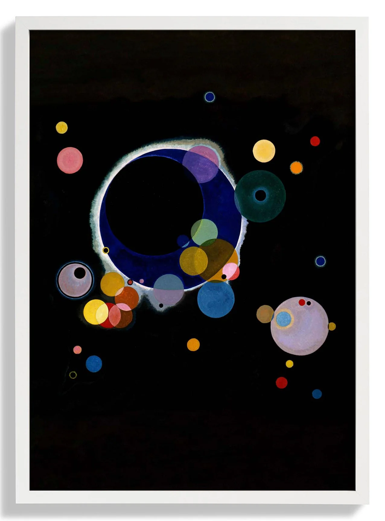 Mehrere Kreise von Wassily Kandinsky