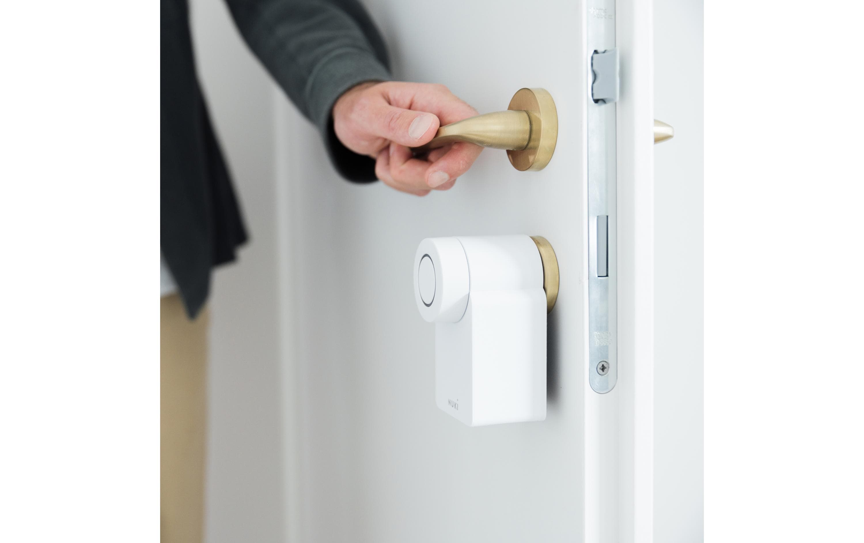 Smart Lock (4th Gen) EU-Zylinder, Weiss<br>Elektronisches Smart Home WLAN Türschloss
