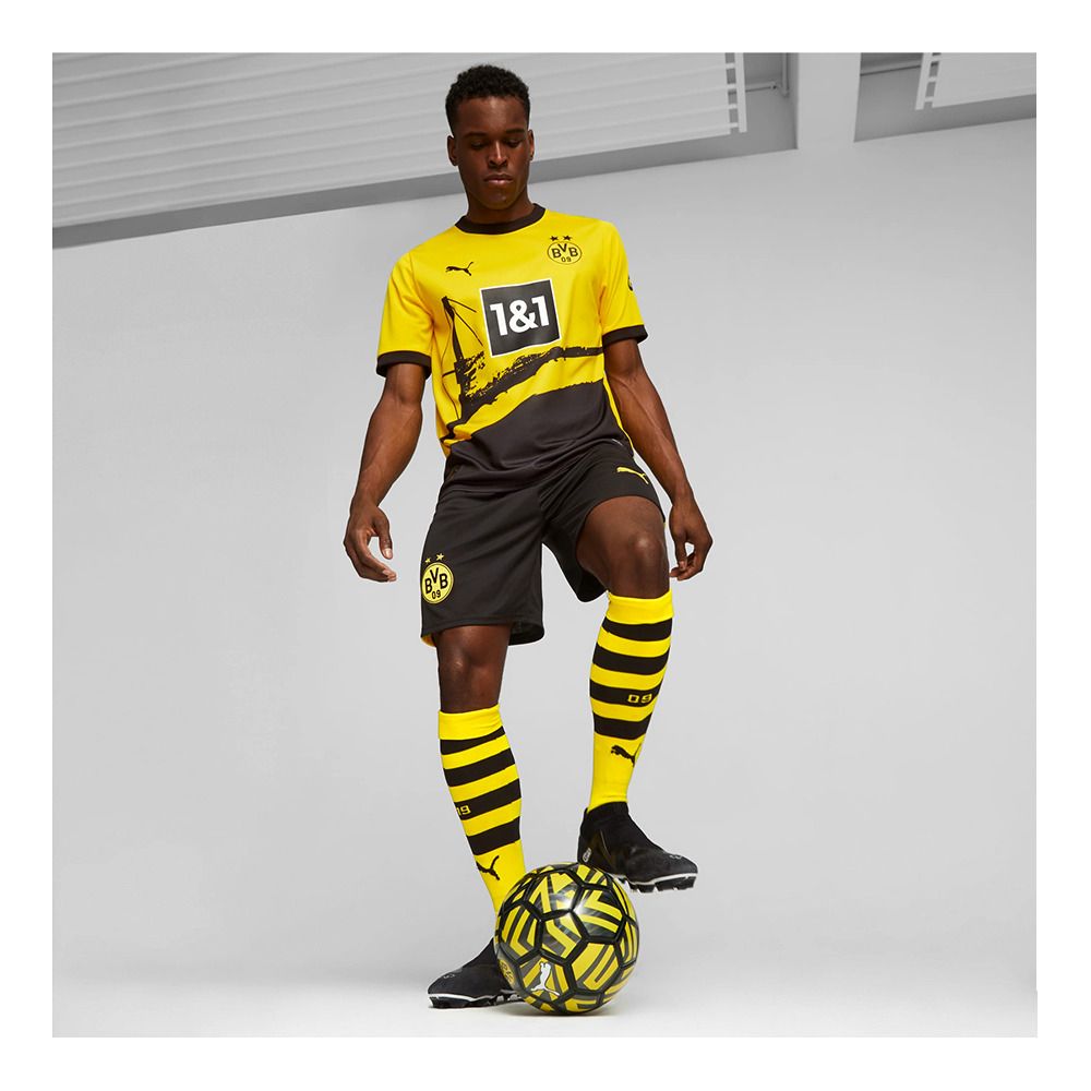 Puma BVB HOME - Maillot Homme cyber yellow/puma black