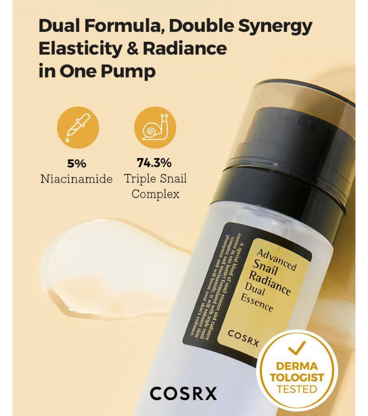 COSRX - Essência Iluminadora Advanced Snail Radiance Dual Essence