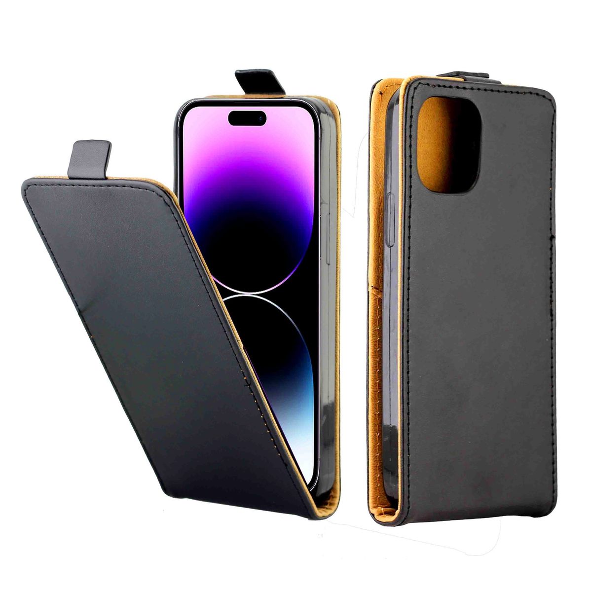 Schutz Handy Hülle für Apple iPhone 15 Pro Max Flip Case Cover Tasche Etuis Neu