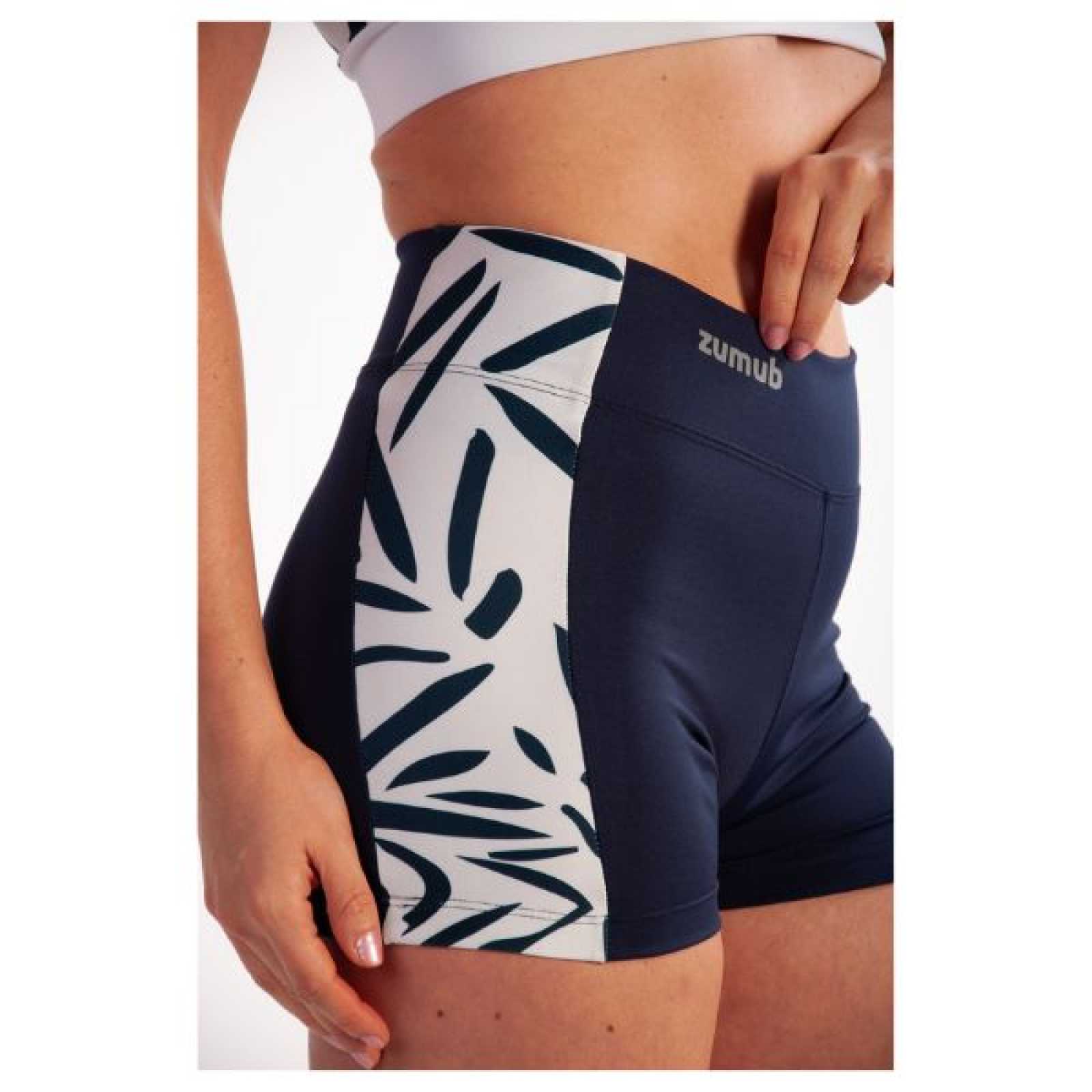 Shorts Zumub Gym Native + Top Esportivo Gym Native AZUL TROPICAL