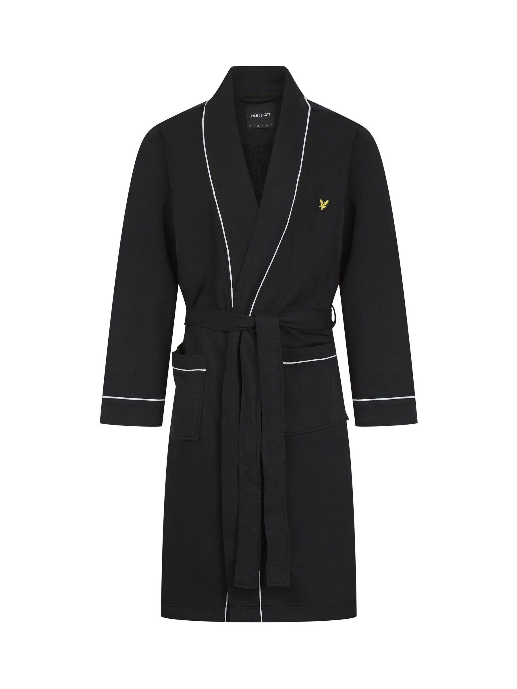 Zwart - Lyle & Scott Kobe Kimono Robe