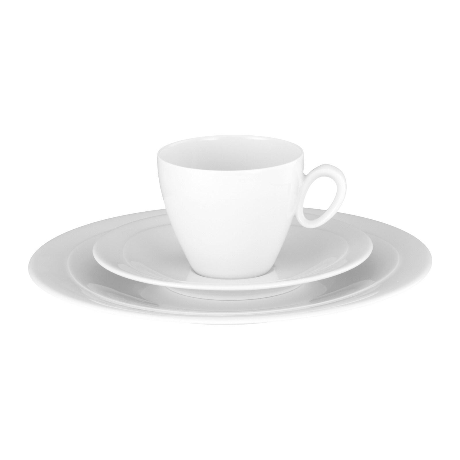 Seltmann Weiden Kaffeeservice Trio Weiß 18er Set