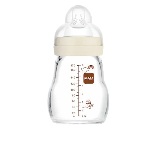 Biberon en verre   Blanc        170 ml   de               Mam