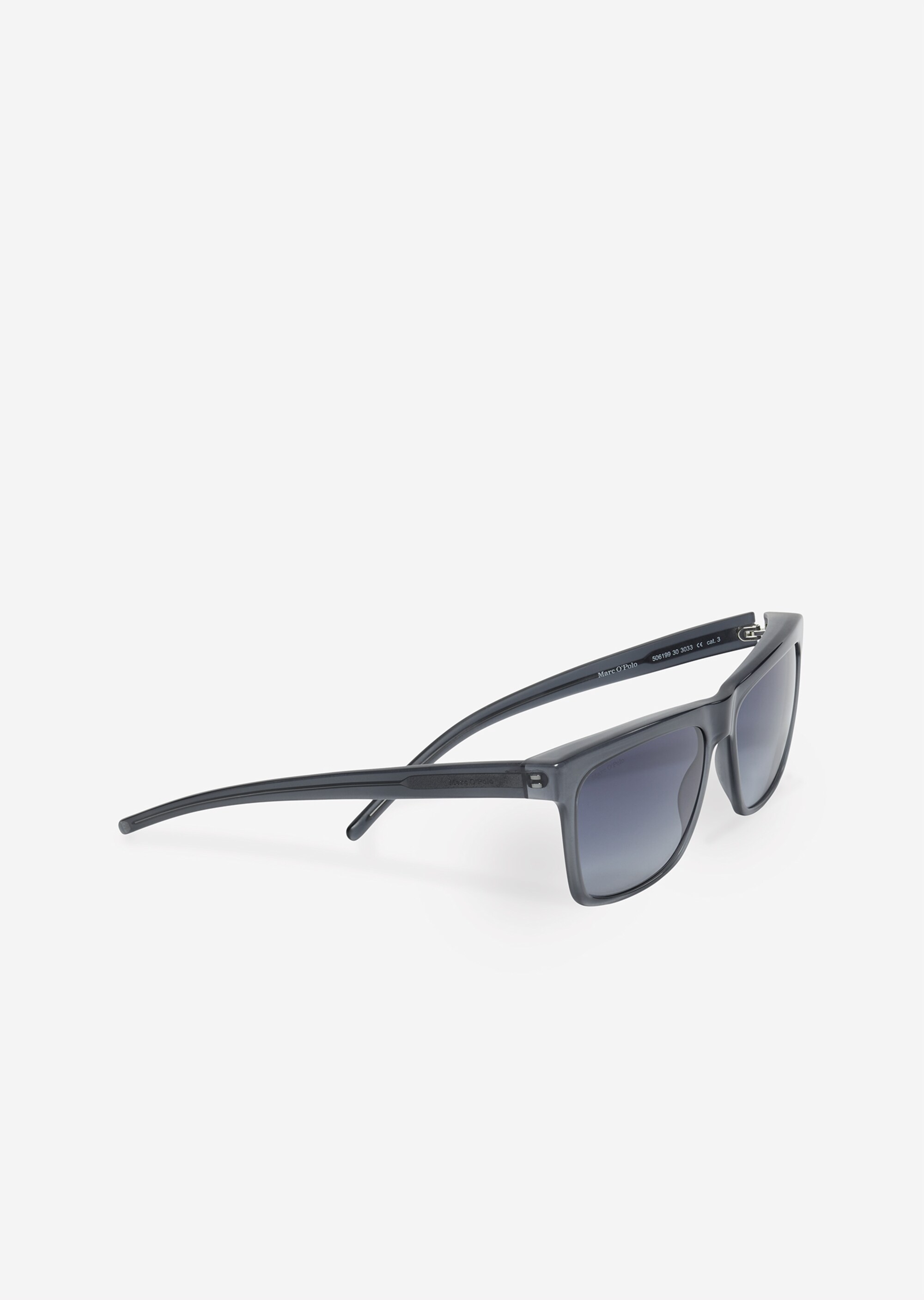 Herren-Sonnenbrille in moderner rechteckiger Form