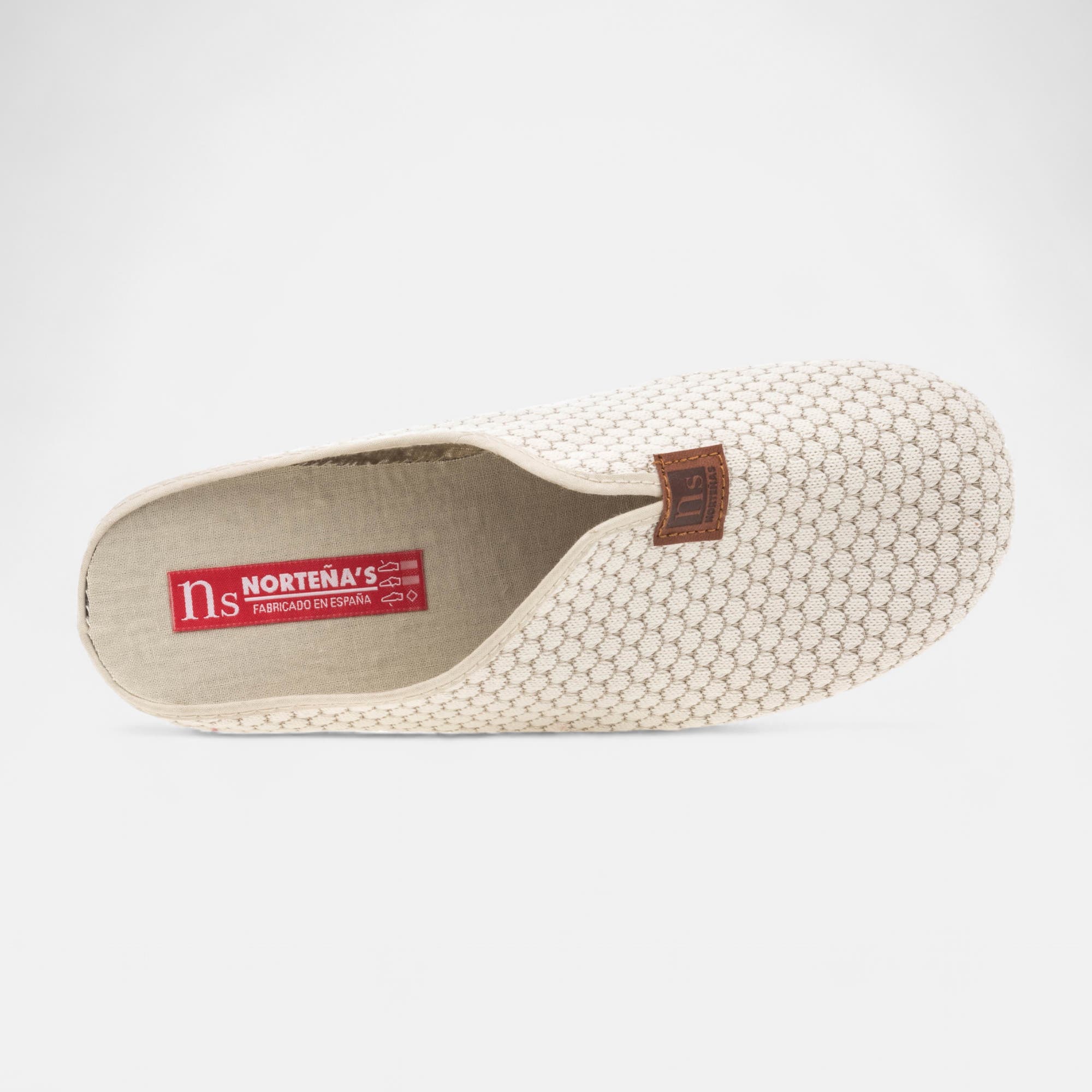 Pantoufles mules Femme ecru