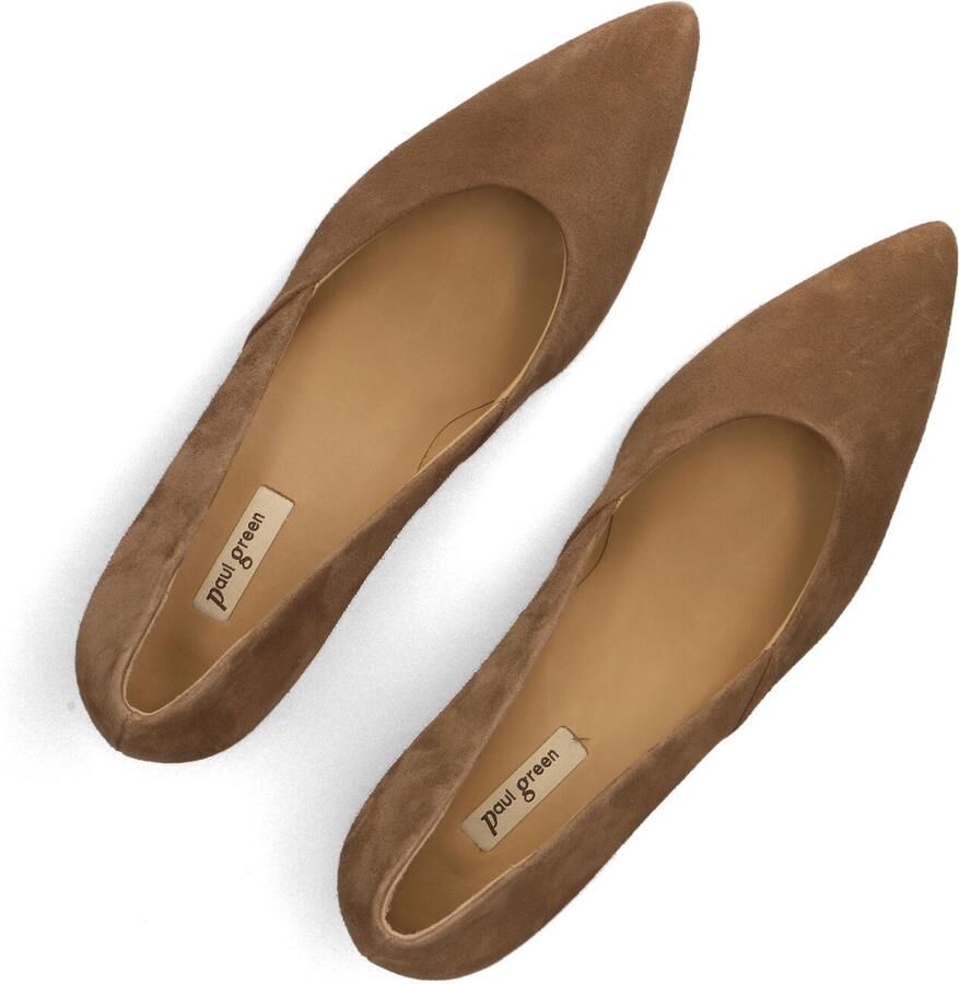 PAUL GREEN Pumps Dames 3815 Maat: 37 5 Materiaal: Suède Kleur: Camel