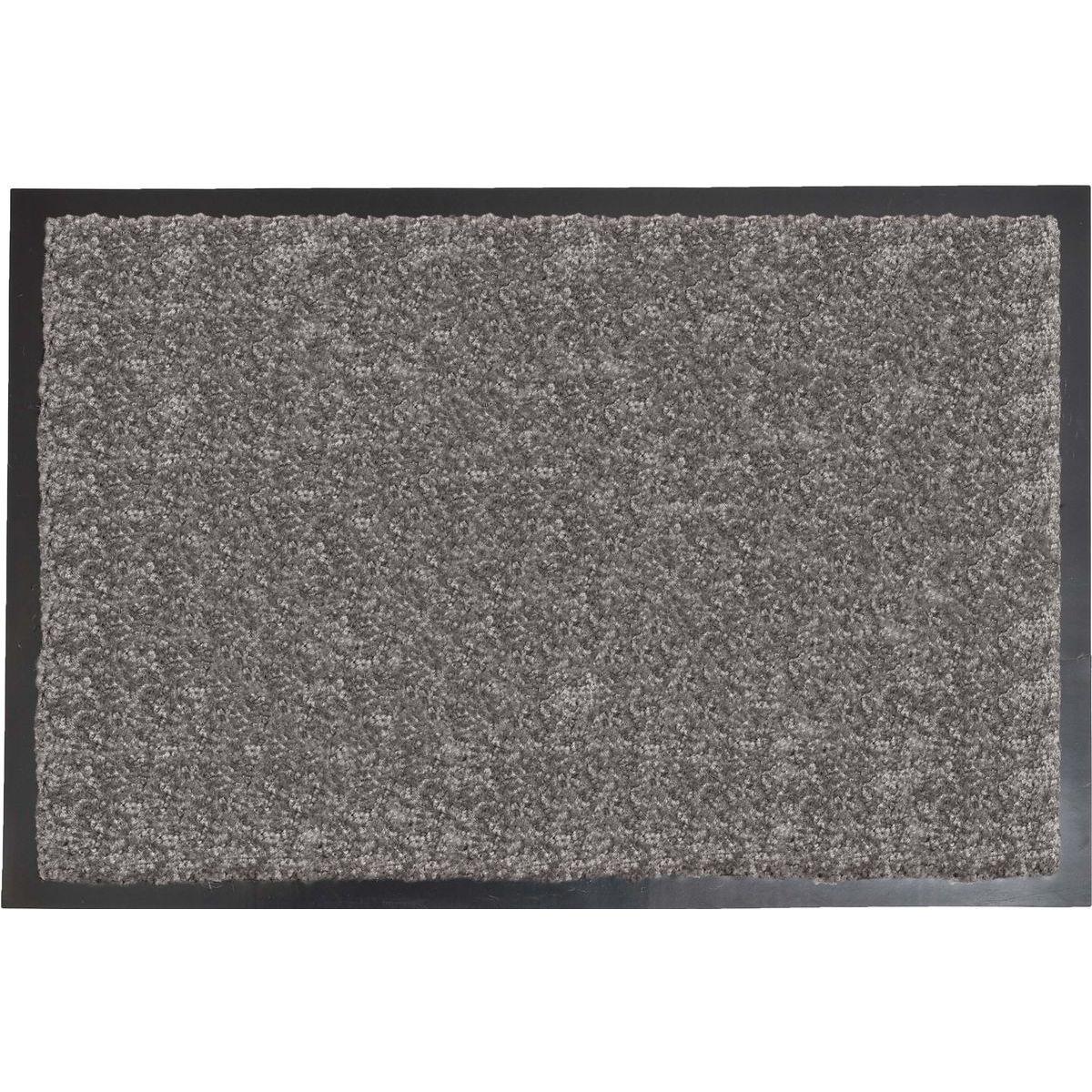 TAPIS BAPTISTE 40X60CM POLYAMIDE PVC TAUPE