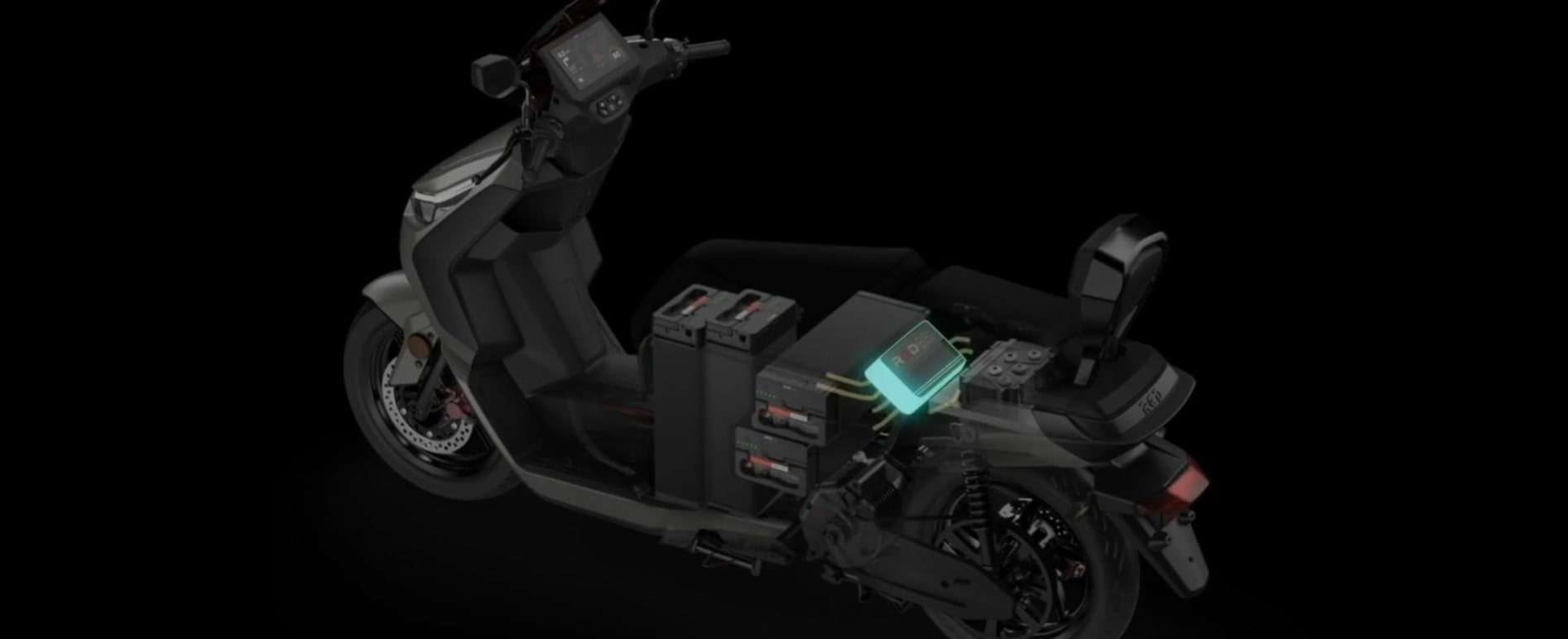 Scooter Électrique RED Electric Model E125 125 cm3
