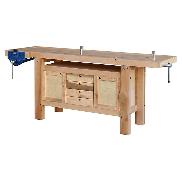Etabli en bois massif professionnel 2 m