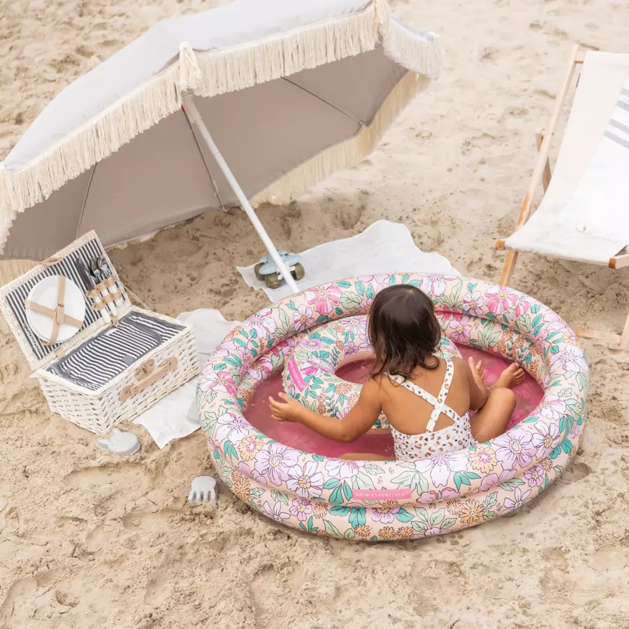 Swim Essentials Printed Children's Pool 100 cm Pink Blossom