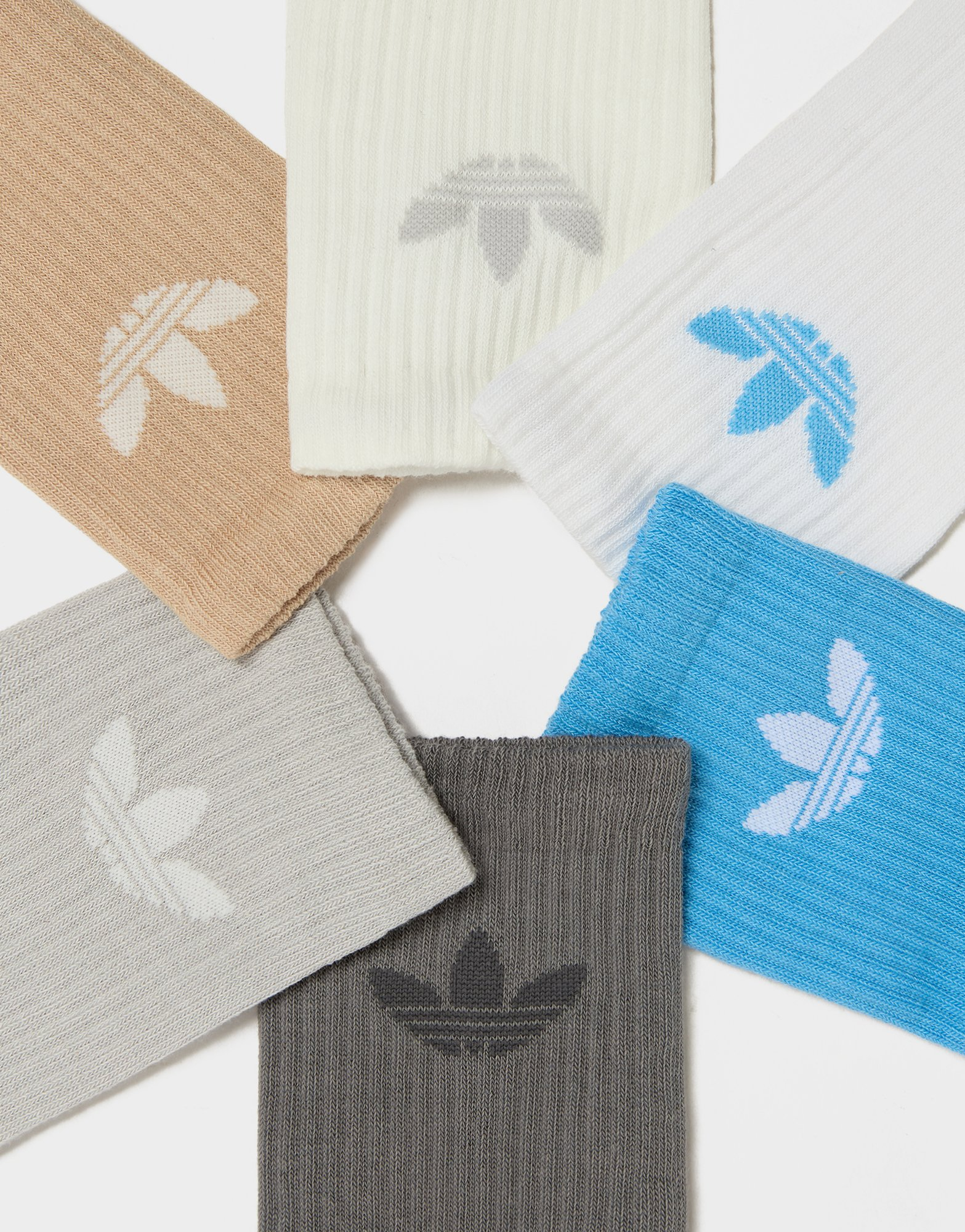 adidas Originals Lot de 6 paires de chaussettes mi-mollet