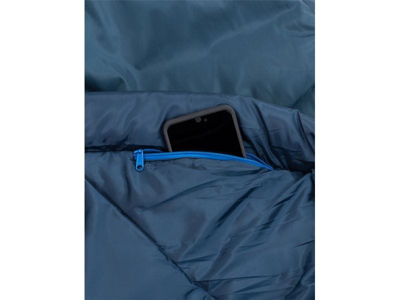 VAUDE Schlafsack Sioux 800 II SYN Polyester, Blau Kunstfaser-Schlafsack