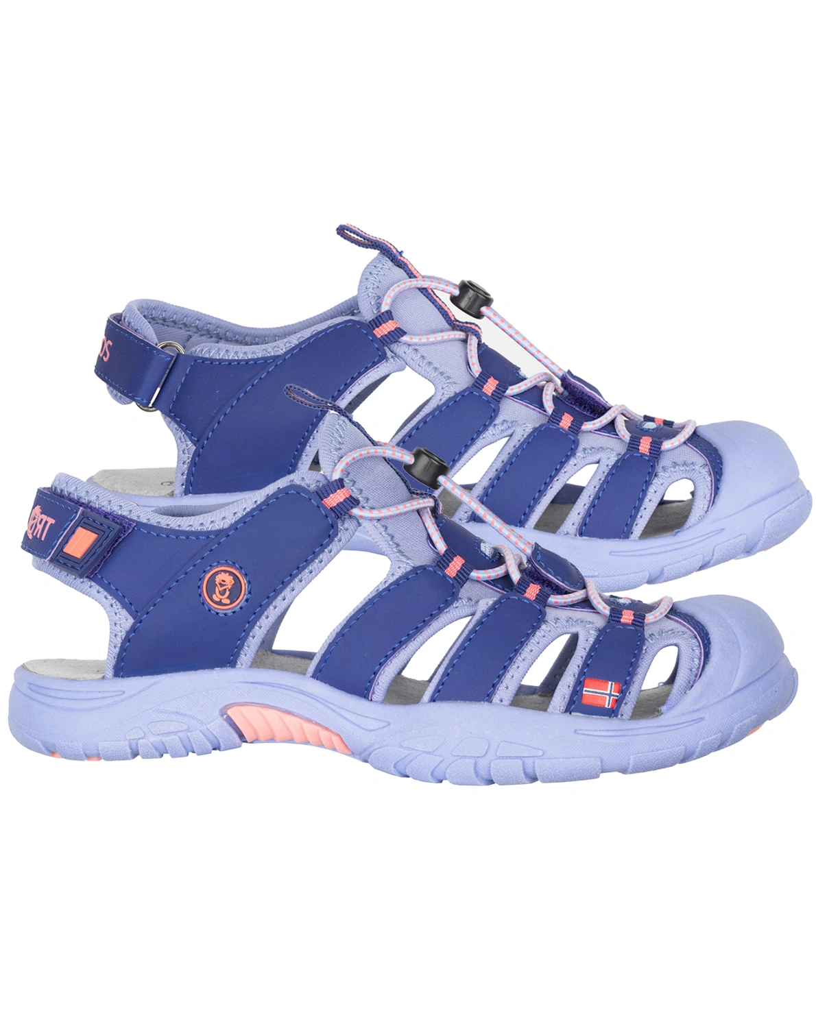 Trekking-SandaKids KVALVIKA in dark purple/lavender