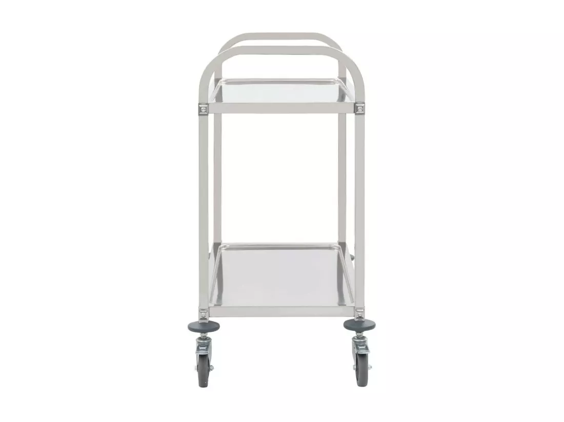 Chariot de cuisine à 2 niveaux 107x55x90 Acier inoxydable