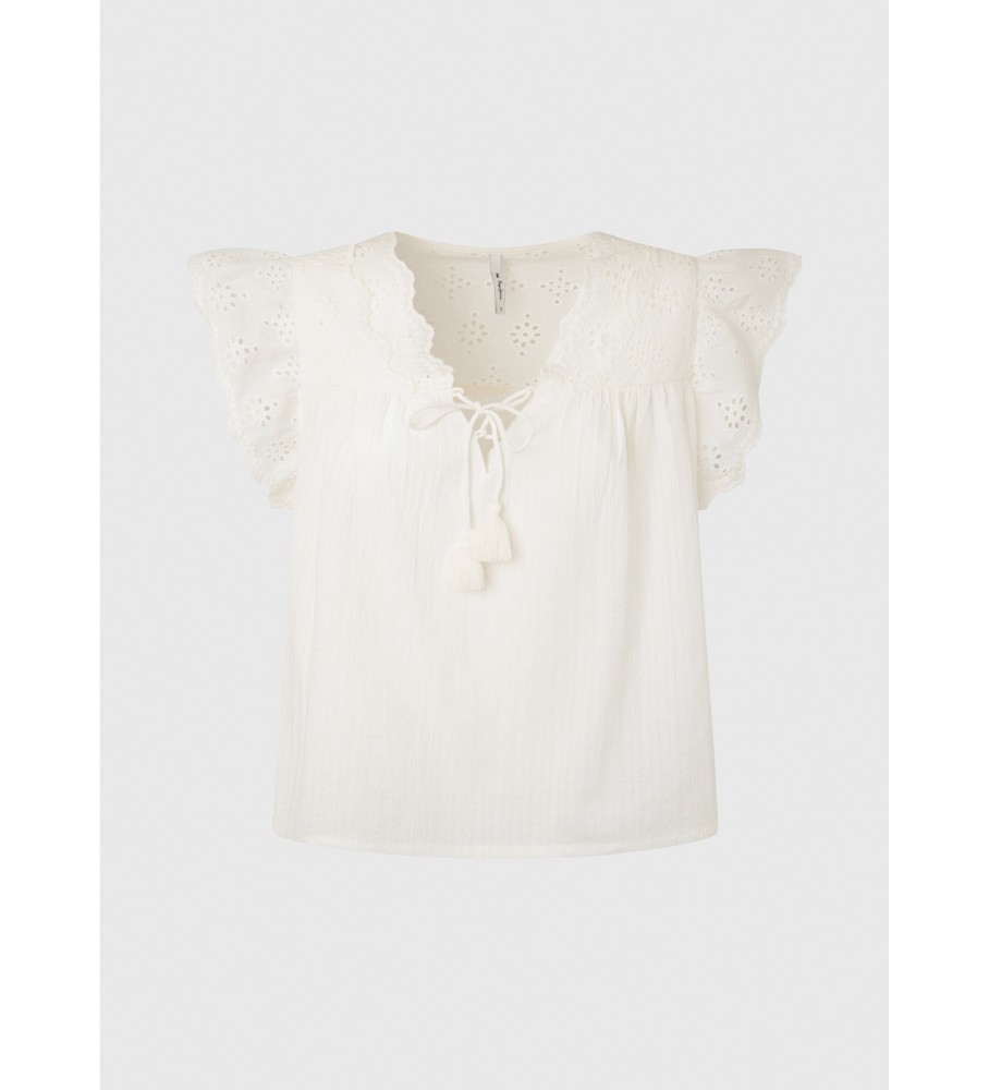 Blusa branca Anaise da Pepe Jeans