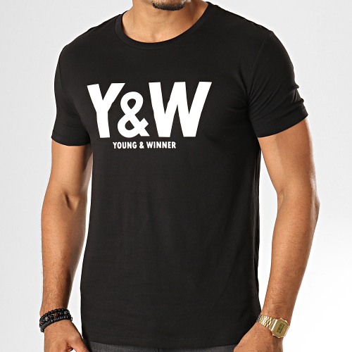 Tee Shirt Logo Noir Blanc