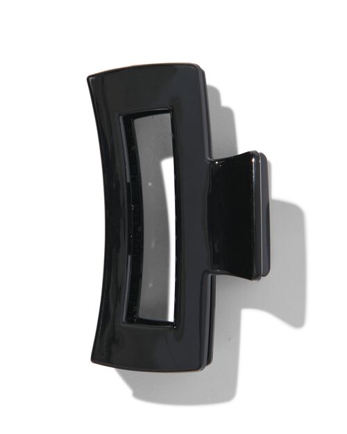 pince à cheveux carrée 8cm noir