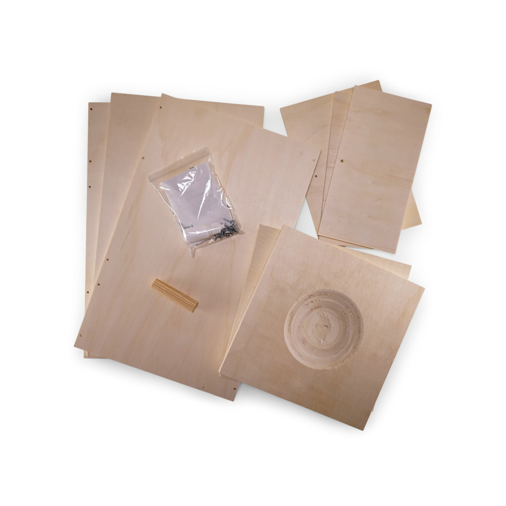 Nichoir bois calopsitte en kit h 30 cm pour oiseaux