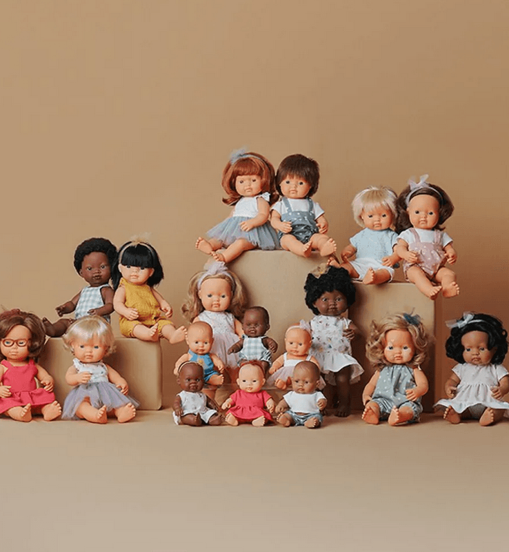 Miniland Dukke Asiatisk, 38 cm. - My Friends & Me
