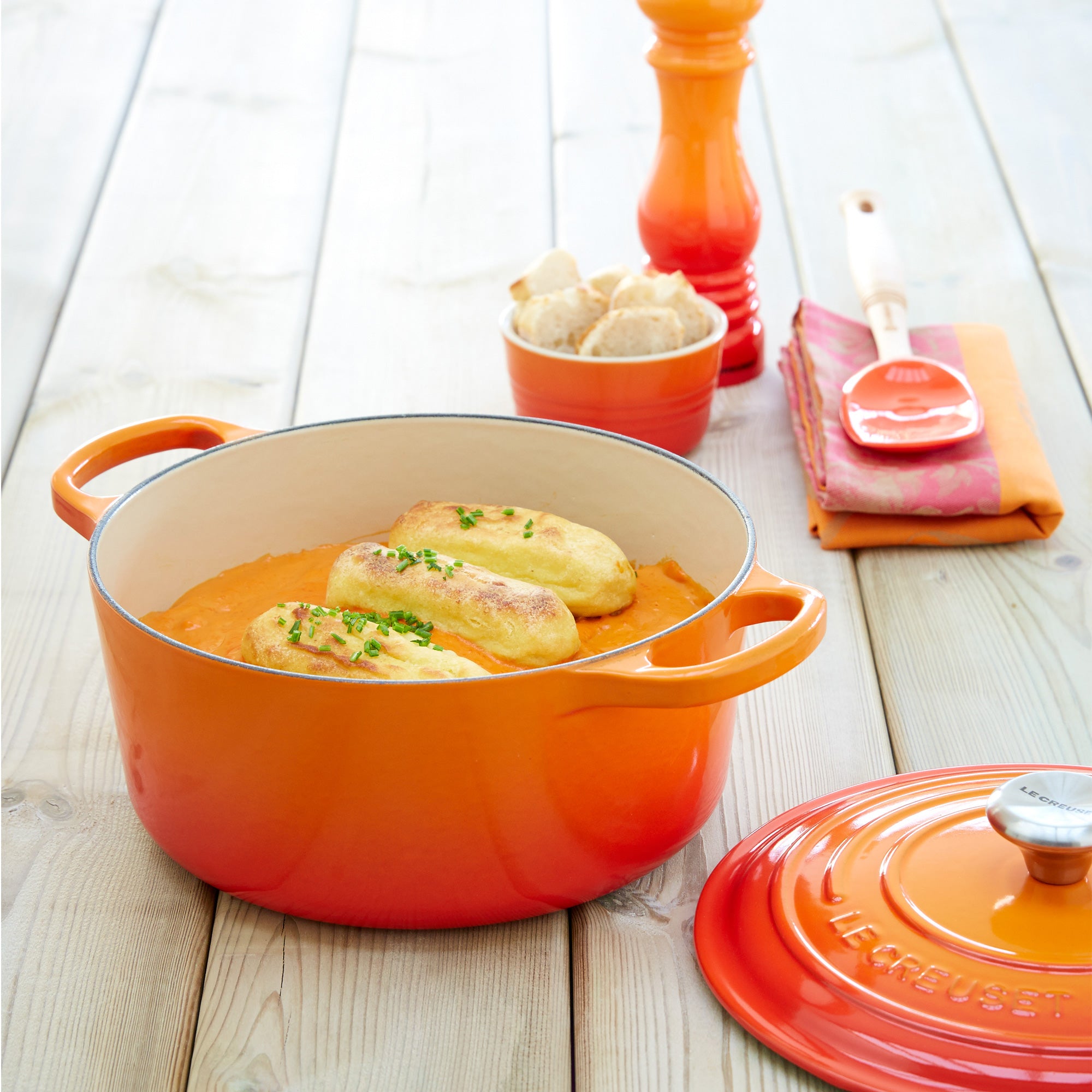 Le Creuset Signature Braadpan Ã 26 cm - Oranjerood