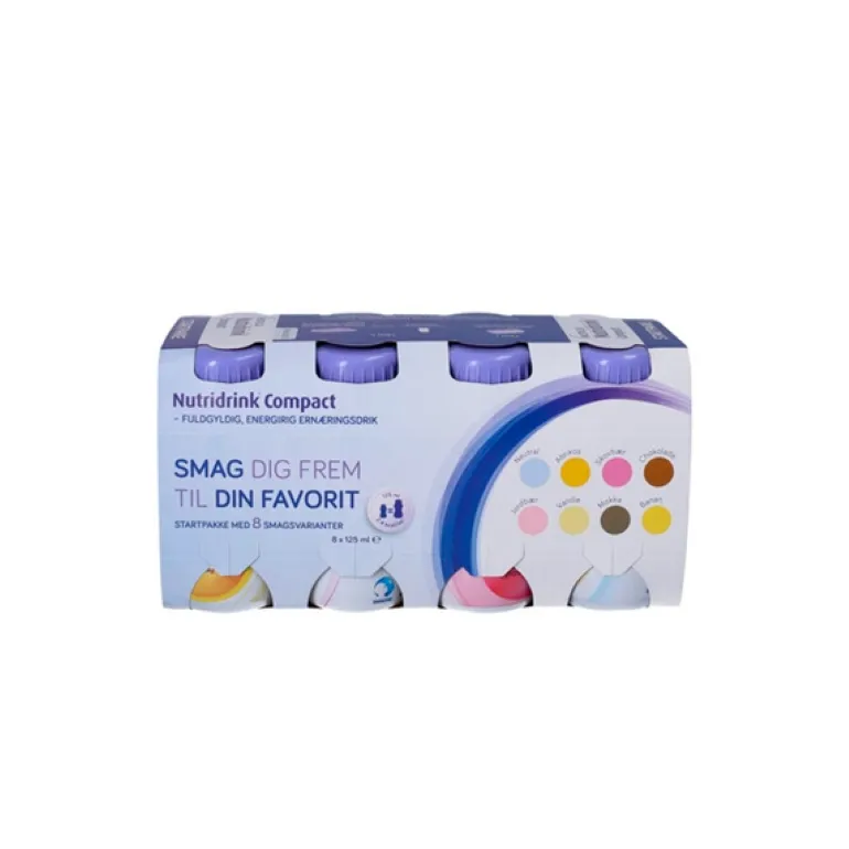 Nutridrink Compact Startpakke - 8 x 125 ml.