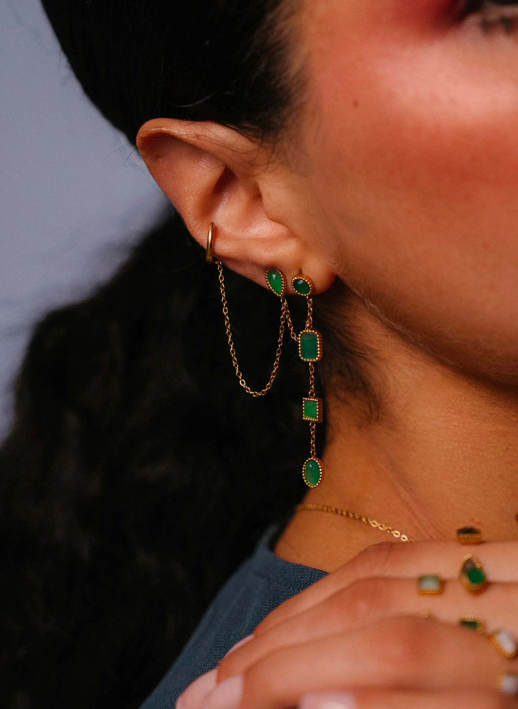 ZANIAH - Boucles d'oreilles pendantes zaniah | Noir