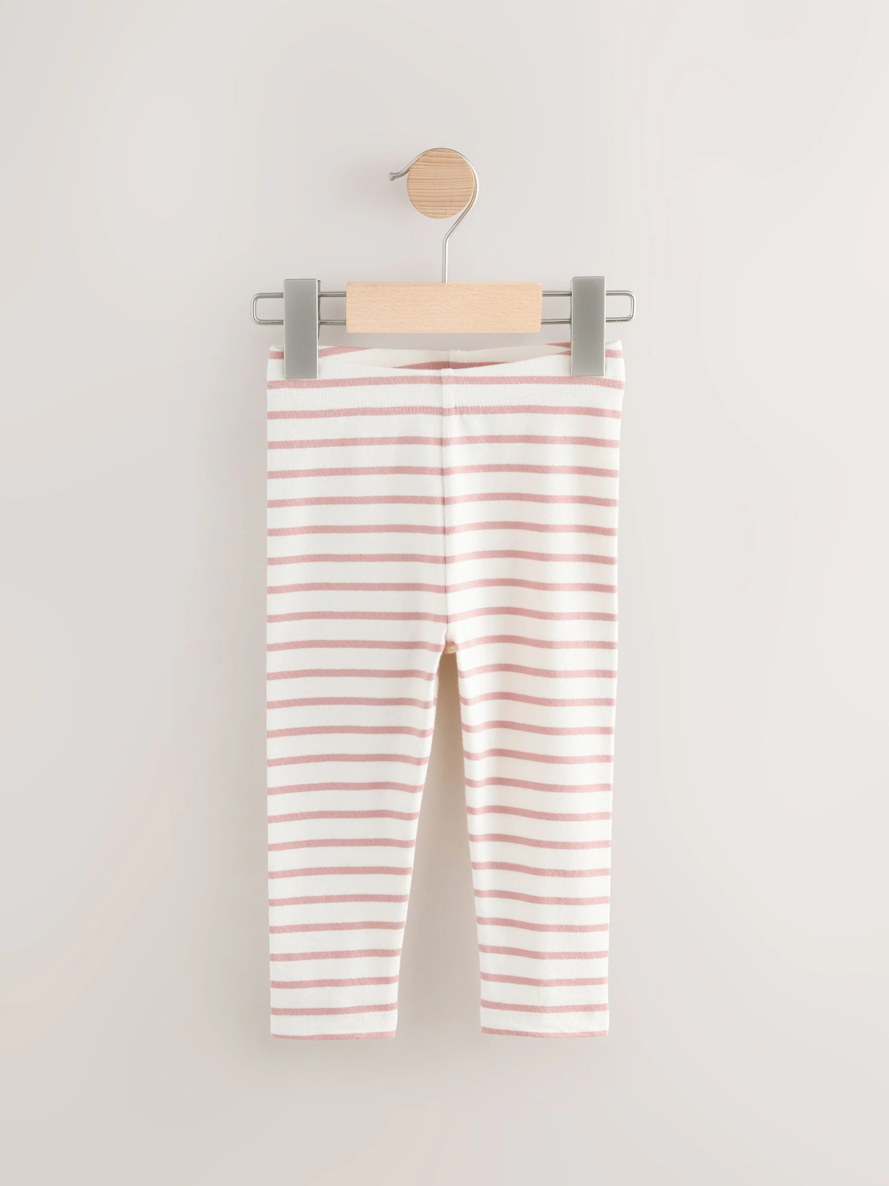 Roze/wit - Set van 4 leggings (3mnd -7jr)