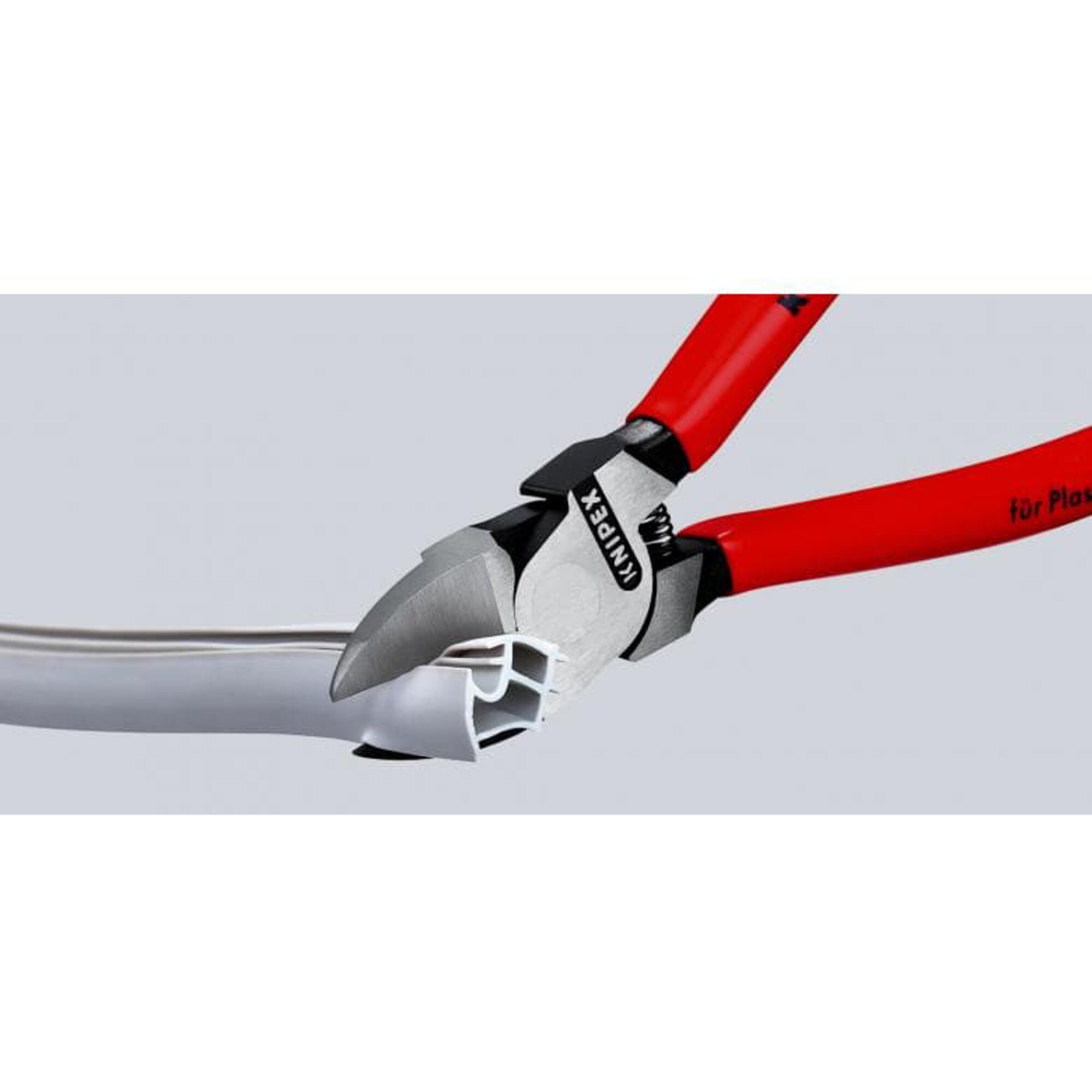 Knipex Schneid-Zange Seitenschneider 72 02 125, für Kunststoff