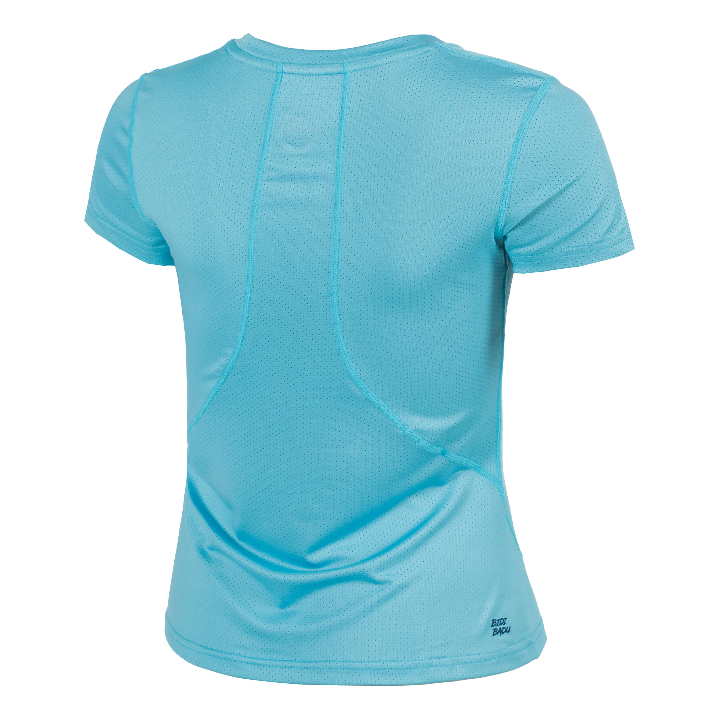 BIDI BADU Eve Tech Roundneck T-shirt Femmes - Bleu Clair