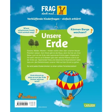 Carlsen Verlag Frag doch mal ... die Maus: Unsere Erde