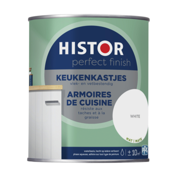 Histor Perfect Finish keukenkastjes binnenlak mat 7000 wit 750 ml