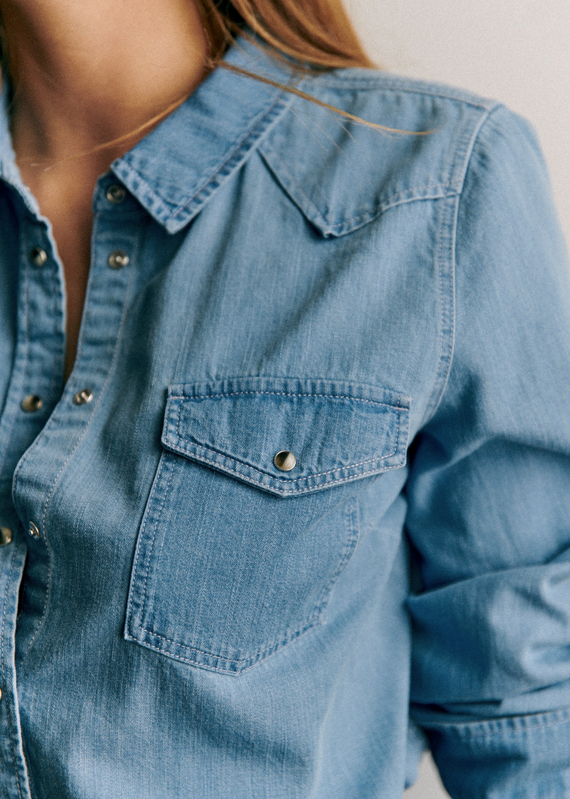 Chemise Servanne - Denim - E-SHOP/CHEMISES & BLOUSES 5905231