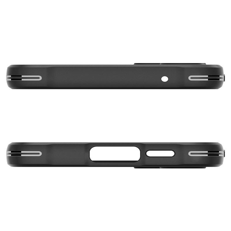 Samsung Galaxy A55 Rugged Armor Hybrid Case Hülle (ACS07500) - Schwarz (Matt)