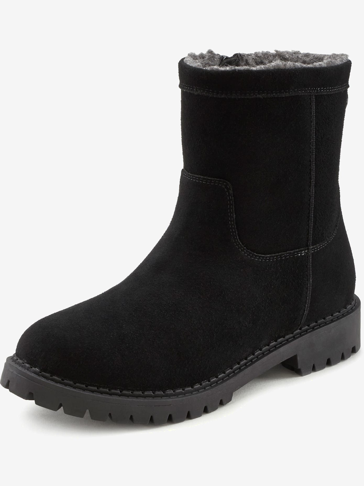 Botte d'hiver bottines d'hiver particulièrement chaudes avec doublure chaude moelleuse