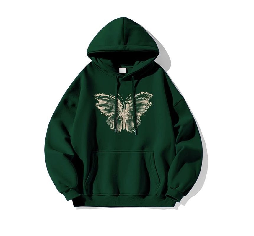 Iduna - Losse hoodie met vlinderprint