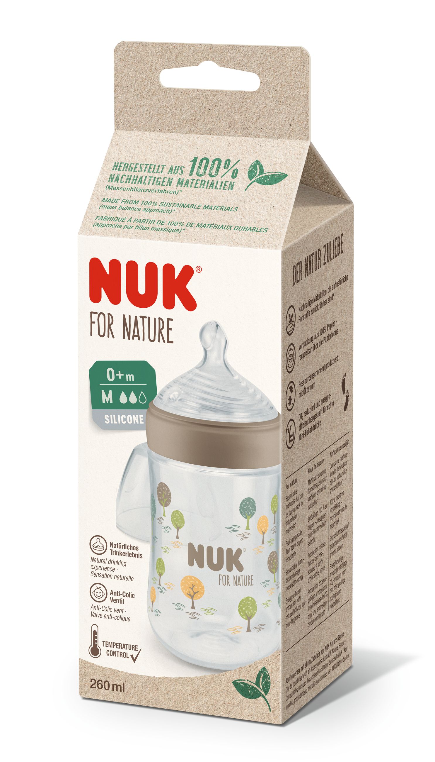 NUK Babyflasche 260ml Nature