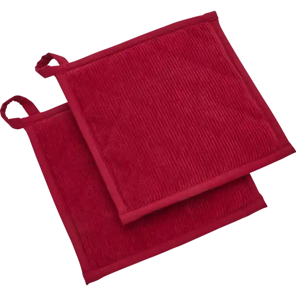 Topflappen rot 2er-Set